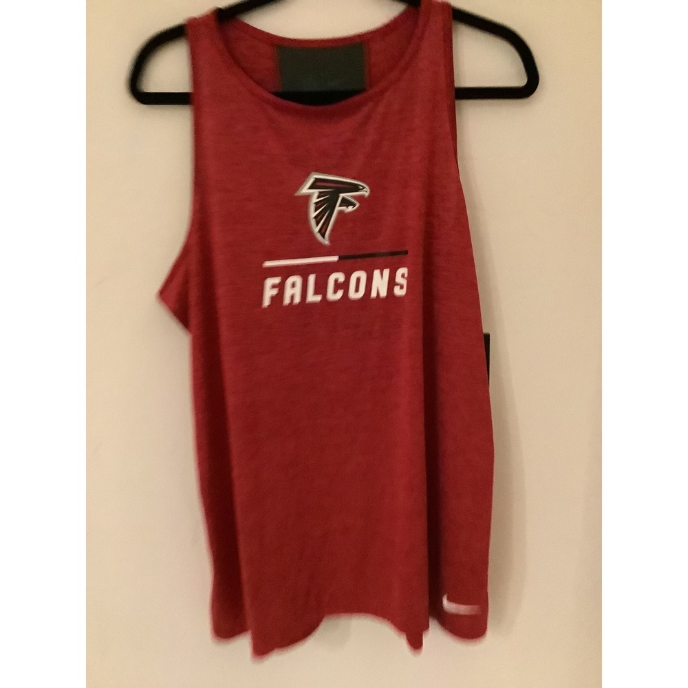 Women's Nike NFL Atlanta Falcons Dri-FIT Tank Top Red Heather Size XL NWT